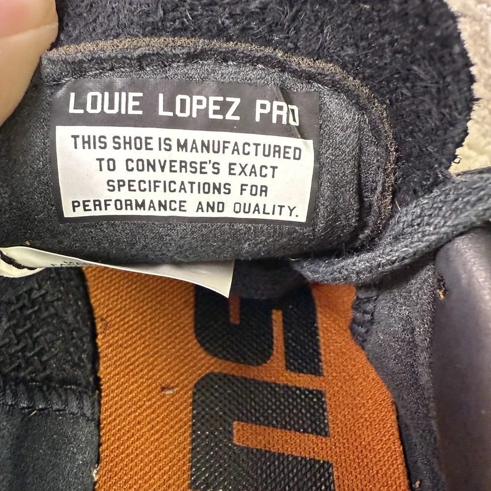Converse Louie Lopez Pro OX Amber Sepia/Black/Black Unisex Mens 4/‎ Womens 5.5